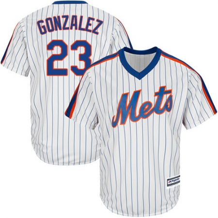 Youth Majestic New York Mets #23 Adrian Gonzalez Replica White Alternate Cool Base MLB Jersey