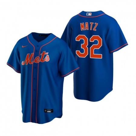 Men's Nike New York Mets #32 Steven Matz Royal Alternate Stitched Baseball Jersey